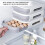 Drawer Type Refrigerator Egg Storage Box, with Date Reminder,Stackable Plastic Egg Tray for Kitchen Storage Tool(White) 5