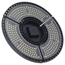 Luminárias LED para garagem com painéis ajustáveis, alto fluxo luminoso e luz branca brilhante de 6500K, eficientes em termos energéticos, ideais