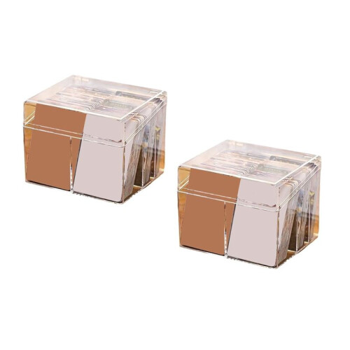 Postcard Sticker Storage Box Rectangular Translucent Packaging Box Dust-Proof Durable Jewelry Storage Box Card Organizer 1