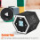 Hexagon Flip Timer with Mute & Alarm Function- Kitchen Timer Easy to Use - Management Pomodoro Timer for Kids Black 5