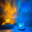 USB Remote Control Table Light Crown Water Wave Night Light Flame Atmosphere Lamp Room Bedside Bar Decor Lighting Lamp 3