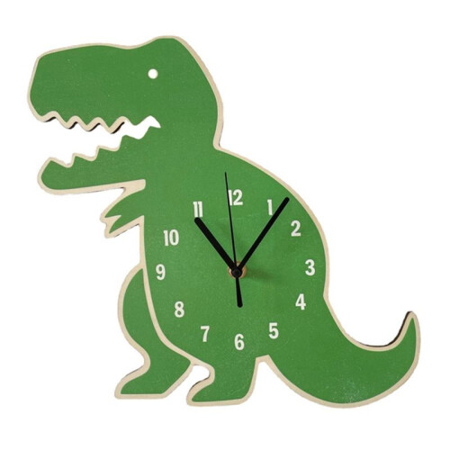 Klocka Dinosaur VäGgklocka för Kontor Vardagsrum Heminredning