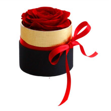 Romantische Ewige Rose der Stufe ein in Box, Geschenke für Ehefrau, Echte Rose, Konservierte Blumen, Geschenkset, Heimdekoration, Valentinstag,