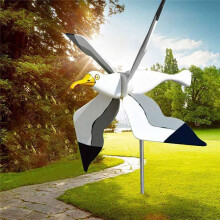 Meeuwen Asuka Windmolen,Nieuwe Vliegende Seagul Windmolen Tuin Spinner Papegaai Zeemeeuw Vogel Kinderen Speelgoed,Pneumatische Top