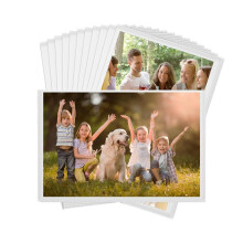 Bilderrahmen, 12Er-Pack Magnetischer Fotorahmen für KüHlschrank 6X4 Zoll, Magnetischer Bilderrahmen für Kinder, Familie, Fotomagnete Weiß