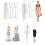 Fashion Illustration Ruler Sketch Template Sewing 10