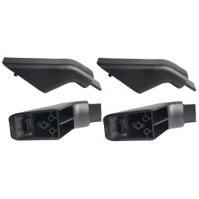 4PCS Oven Handle Replacement Black Oven Handle End Cap for WB7X7183&WB07K10043 General Wall Stove/Oven/Range Replaces
