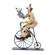 Creatieven Clown Circus Beelden, Clown Ornamenten Home Decor Hars Sculptuur, Handgemaakte Ambachten Collectible Art Figures-A