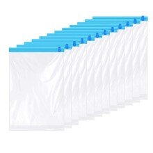 12 Pack Reusable Roll  Compression Bags,40X60cm Medium Vacuum Storage Bags for Travel,Saving Storage Packing Bags
