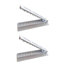 2 Pezzi Kebab Maker BBQ Macchina per Spiedini di Carne Riutilizzabile per Kebab Press Maker Barbecue per Accessori per Grill da Cucina, Bianca