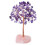 Rose Quartz Crystal Tree,Artificial Crystal and Healing Stone Tree Crystal Stone Tree Gem Tree.Valentine'S Gifts A 7