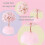 Rose Quartz Crystal Tree,Artificial Crystal and Healing Stone Tree Crystal Stone Tree Gem Tree.Valentine'S Gifts A 3