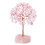 Rose Quartz Crystal Tree,Artificial Crystal and Healing Stone Tree Crystal Stone Tree Gem Tree.Valentine'S Gifts A 1