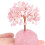 Rose Quartz Crystal Tree,Artificial Crystal and Healing Stone Tree Crystal Stone Tree Gem Tree.Valentine'S Gifts A 4