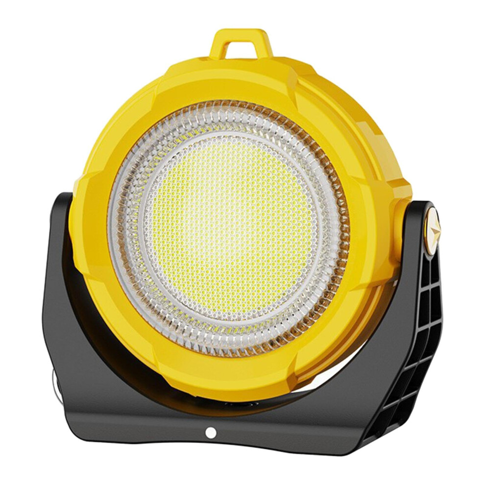 Emergency Work Light Rechargeable Adjustable For Camping And Maintenance Yellow 9347817483277