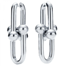Einzigartige, elegante Hufeisen-Ohrringe: Das perfekte Modeaccessoire (Silber)