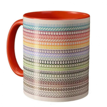 350ml Hidden Message Coffee Mug for Hot or Cold Drinks, Funny Coworker GiftOrange