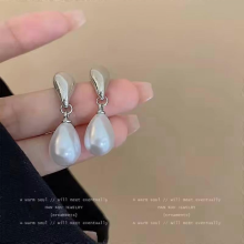 Gold Color Round Stud Earrings Korean Delicate Irregular Design7
