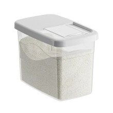 Caja de Almacenamiento de Arroz Dispensador Arroz Contenedor Arroz Tarro Almacenamiento Granos Dispensador de Cereales Contenedor de Comida para