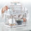 2-Tier Multi-Purpose Bathroom Organizers and Storage, Stackable Kitchen Pantry Organization S 4