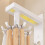 Kitchen Utensils Holder Practical Rotary Tool Hook Holder Wall Mounted Cooking Utensil Rack Rotatable Heavy Duty Hooks B 2