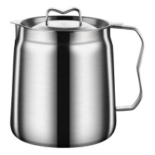 2L en Acier Inoxydable Filtre à Huile Pot Saindoux CréPine RéServoir Conteneur Cruche Haute Capacité Stockage Peut Cuisine Outils MéNagers