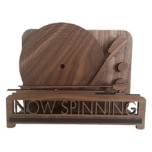 Now  Soporte para áLbum Soporte de ColeccióN de áLbum de MúSica Multifuncional para NiñOs, MarróN