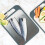 Double-Sided Cutting Board, Stainless Steel , Non-Slip, Easy to Clean 4