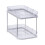2-Tier Multi-Purpose Bathroom Organizers and Storage, Stackable Kitchen Pantry Organization S 2