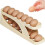 Egg Holder Dispenser for Refrigerator,Automatically Rolling Egg Storage Container,Space Saving Egg Tray for Refrigerator 2