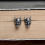 Ghost Skull Stud Earrings Punk Biker Men's Jewelry 4