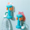 Lovely Bear Mop Holder Hook Included, Strong Load Capacity, Waterproof, Easy Installation, Multicolored 3