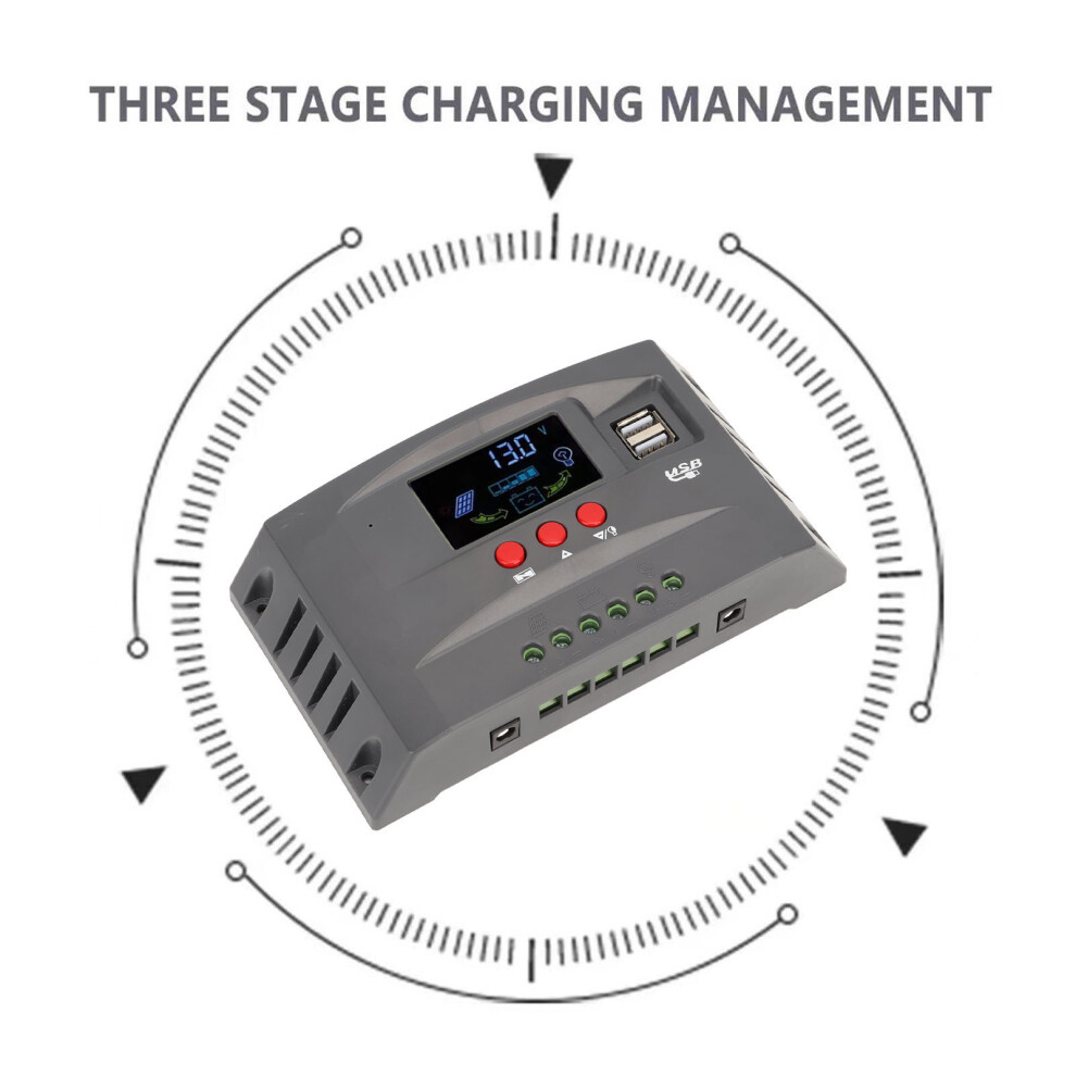 Solarladeregler Mppt Tracking-Laden 12V 24V 7592057118041
