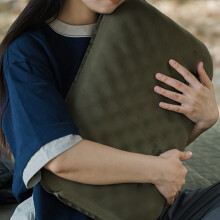 For camping Pillow with Adjustable Height Soft and Supportive for Neck Relief (Green) Ref: 9870