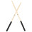 3 Pairs 5A Maple Wood Drum Sticks Triangular Tip Non-Slip Rubber Handle 4