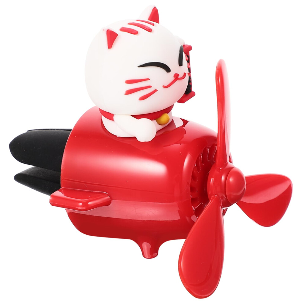 Cute Cartoon Car Air Freshener Vent Clip With Rotating Fan For Car Interior Decoration 9199774943857