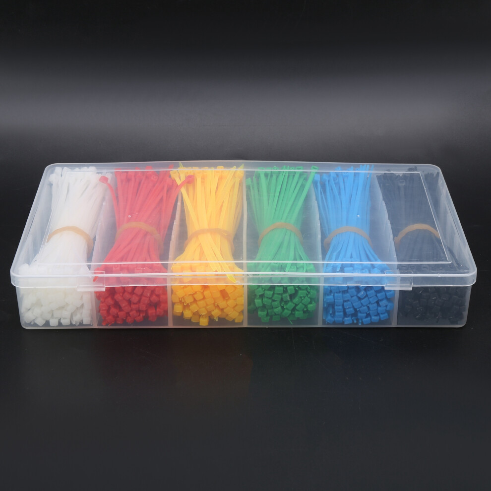 900 Stã¼Cke Selbstsichernde Nylon Kabelbinder 7592057120563