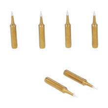 10 pièces d'embouts de soudure dorés 900M-T 60W 42mm 6.5mm