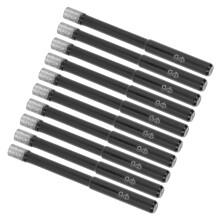 10Pcs Diamond Tile & Stone Drill Bits 6mm Core Hole Saw Cutter