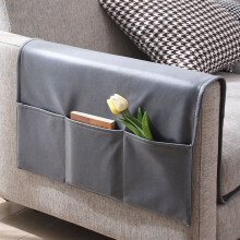 Sofa Armrest Covers Organizer Recliner Armchair Caddy Remote Control Holder With Pocket Storage Blue 50x110CM