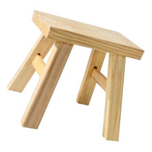 Wooden S Step Stool Low Sitting Stool With Stable Retro Design And Easy To Clean For Bathroom And Home Use