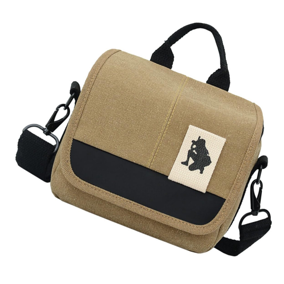 Compact Canvas Camera Case Shoulder Bag Shockproof Splashproof Travel Storage For Dslr Micro Cameras Protection 9382693193049