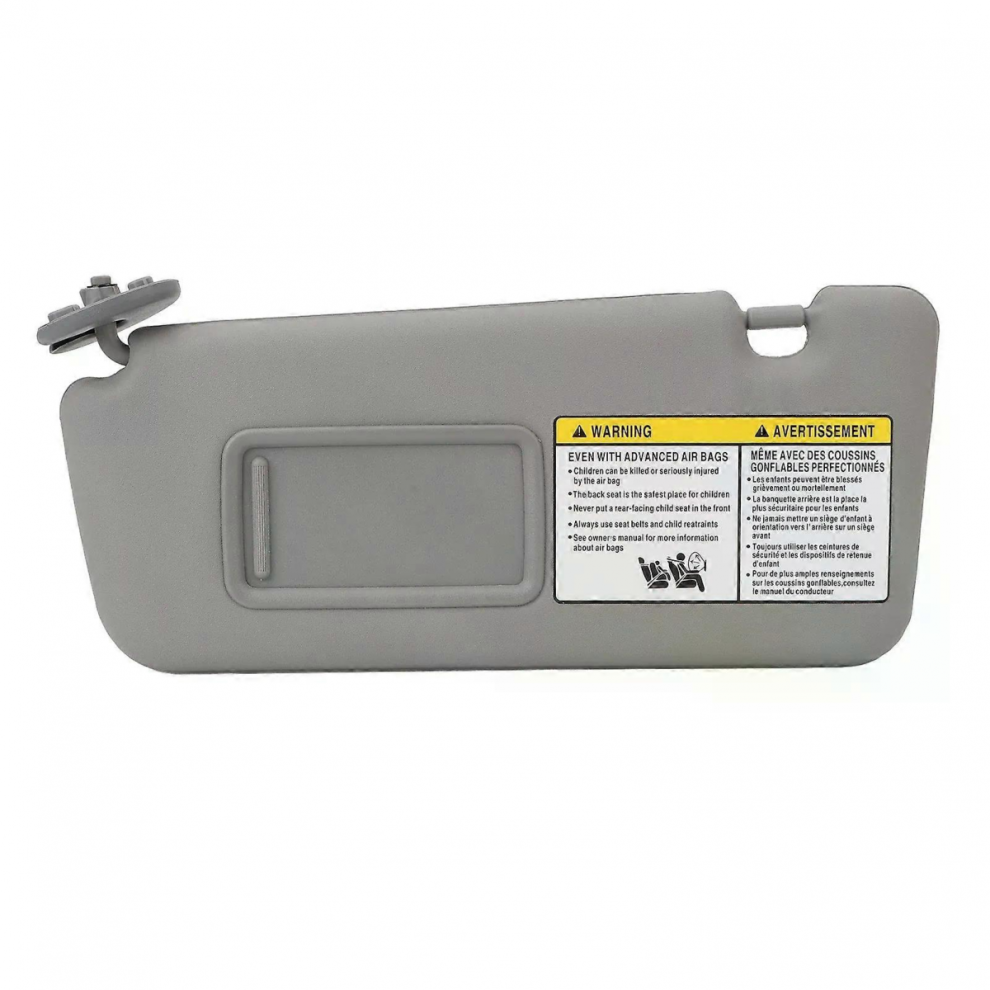 Anti-Glare Sun Visor With Mirror For 2004-2005 Rav4 Driver Side Gray 5996097888506