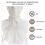 White Lace Dickey Shirt Detachable Collar Blouse 4