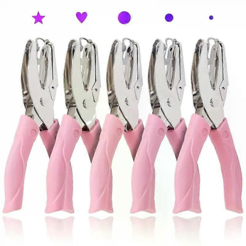 Cute Star Heart Circle Hole Punch DIY Craft Shape Cutter