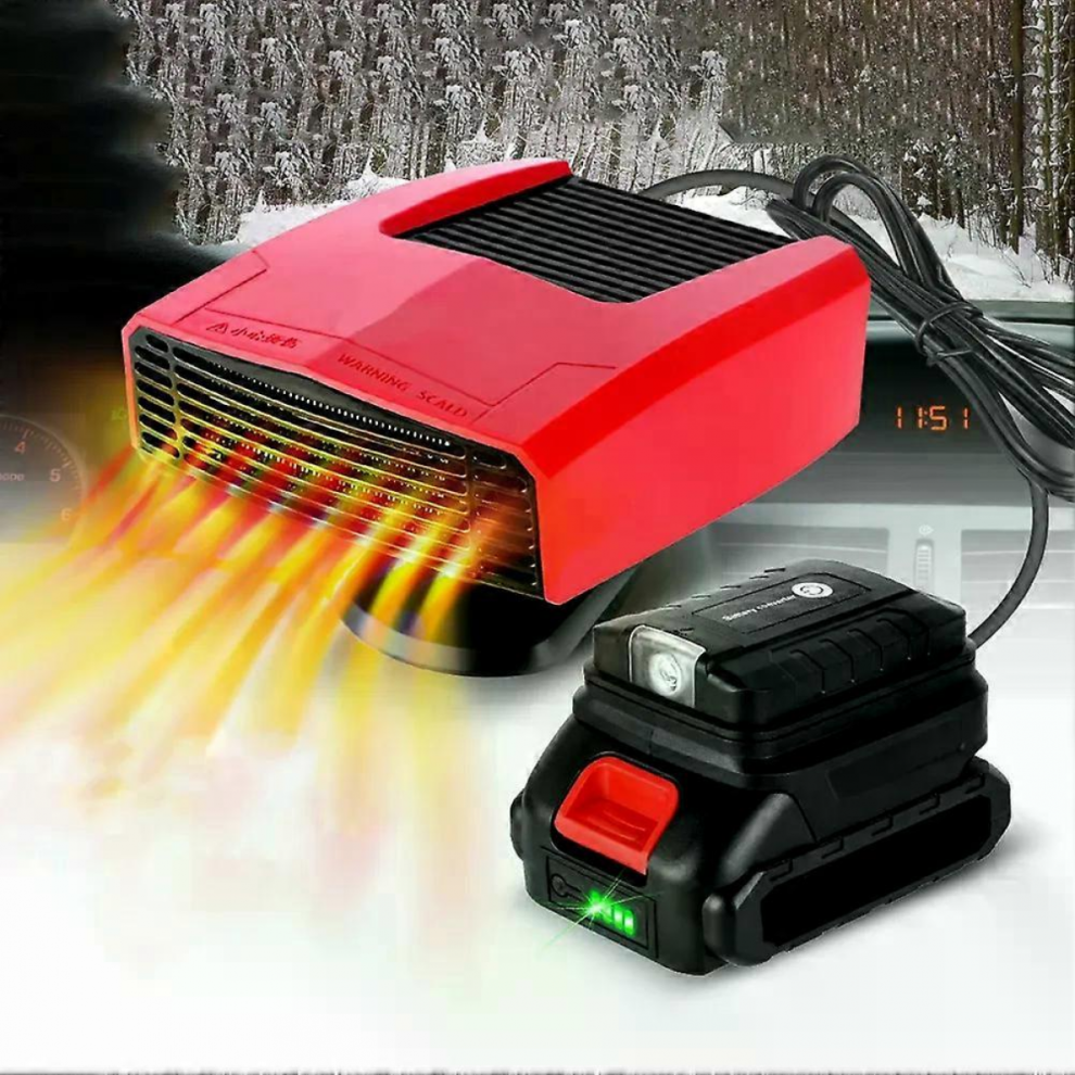 360 Rotating Car Heater With Easy Battery Connection 5996097889633