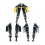 Easy Install Shock Absorber Suspension KitBlack and Gold 2