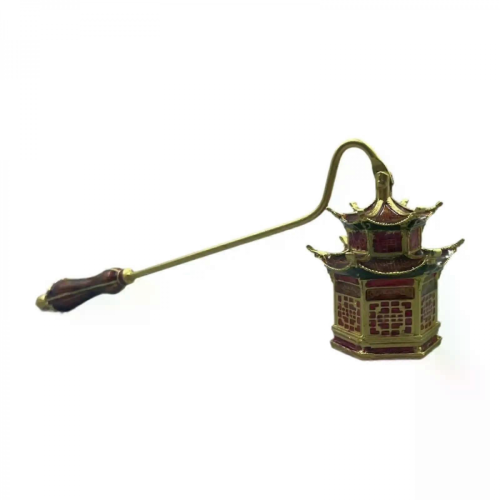Antique Style Long Handle Metal Candle Snuffer Extinguisher Tool 1