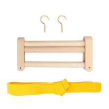 Wooden Weaving Loom Craft Set with Durable Wooden Frame and Polyester Ribbon for DIY Projects