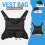 Chest Pack With Phone Holder Front Pack For Men Lightweight Adjustable Strap Hydration Pack For Biking Jogging 3